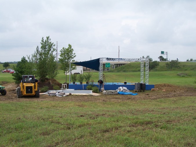 stage under construction