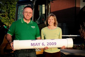 Dan & Debbie after groundbreaking